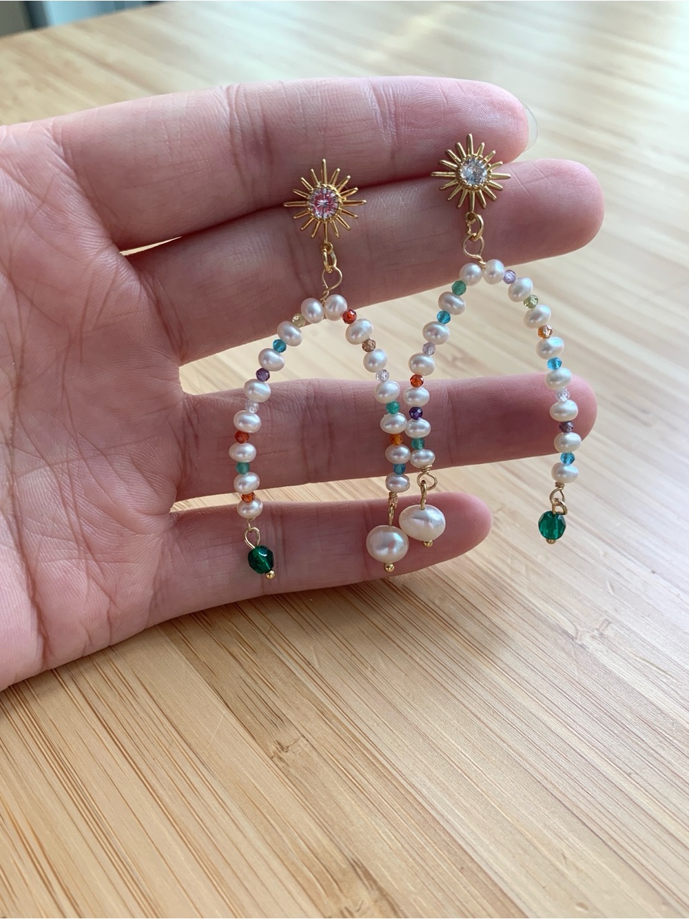 Handmade one-of-a-kind earrings